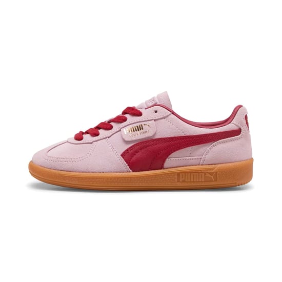 Zapatillas Puma Palermo de cuero rosa/carmesí oscuro - Image 3