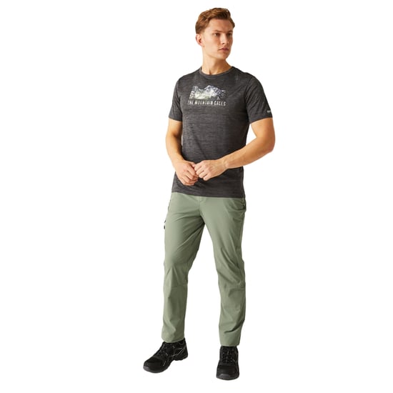 Regatta Mens Travel Light Packaway Trousers (Agave Green) - Image 6