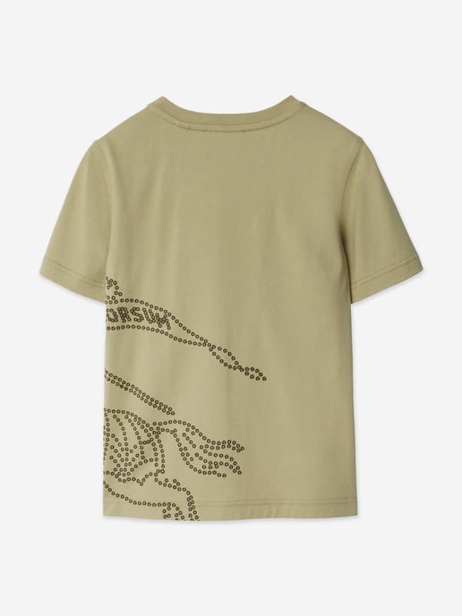 Burberry Boys Cedar EKD T-Shirt in Green