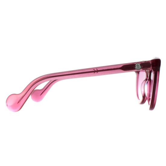 Moncler Round Womens Shiny Transparent Fuxia Pink Gradient ML0015