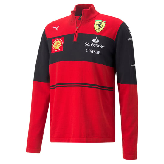 Sudadera de punto PUMA Scuderia Ferrari Team con media cremallera para hombre - Image 1