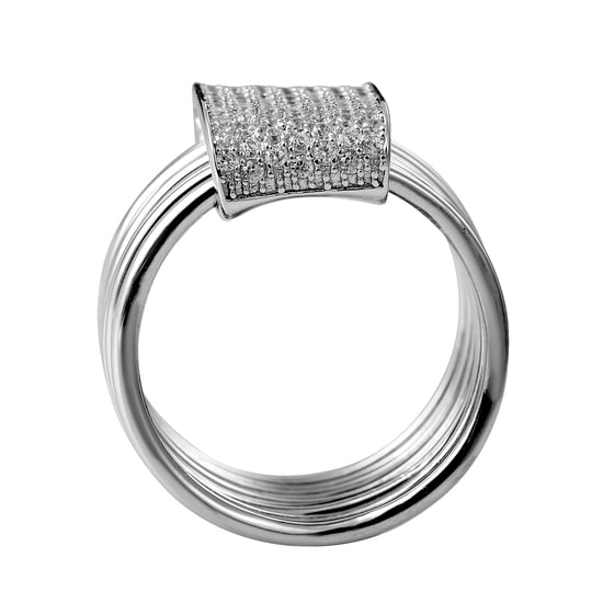 Orphelia Women's 925 Sterling Silver Ring - Silver ZR-7417 - Image 2