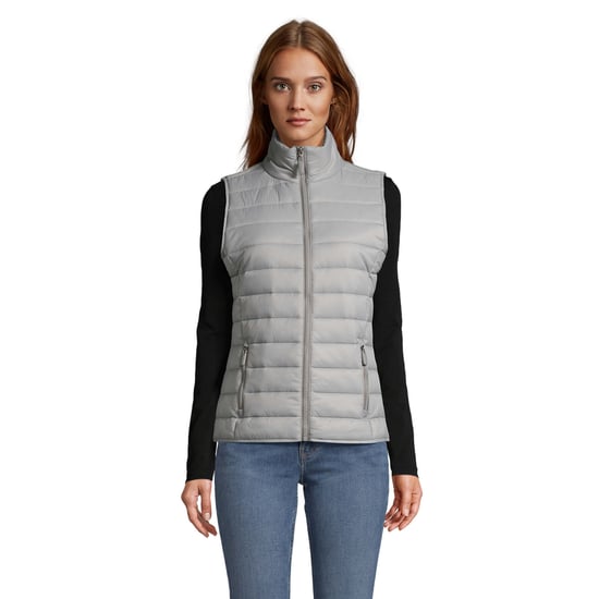 SOLS Womens/Ladies Wave Lightweight Body Warmer (Metal Grey) - Image 1