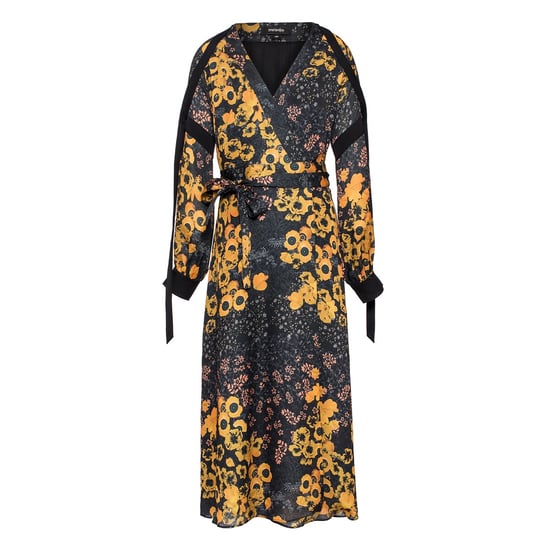 Floral print wrap midi dress - Image 5