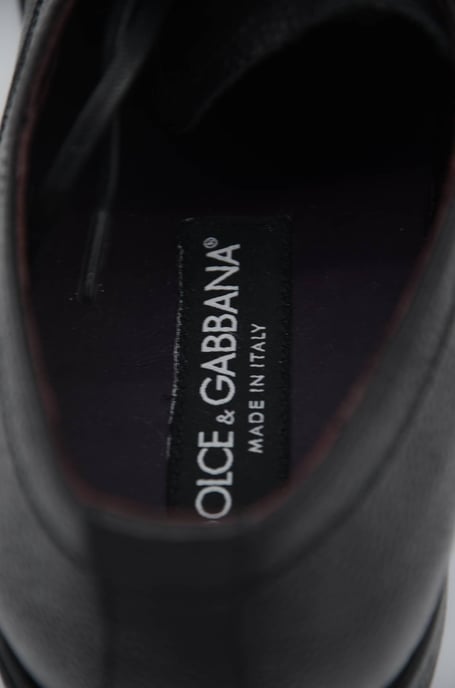 Zapatos Oxford de cuero con cordones para hombre Dolce & Gabbana - Image 2