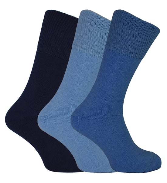 Calcetines Térmicos de Bambú para Invierno | THMO | Tallas Hombre y Mujer | Calentitos y Gruesos Calcetines de Bambú - Azul - Image 1