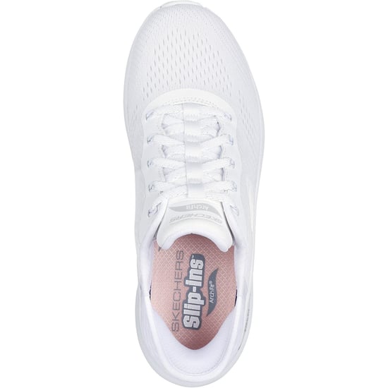 Skechers Arch Fit 2.0 - Easy Chic Textile Women's White Trainers - Image 3