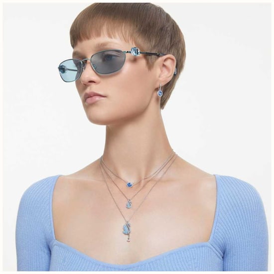 Swarovski 'Constella' Women's Base Metal Drop Earrings - Silver 5671817 - Image 6