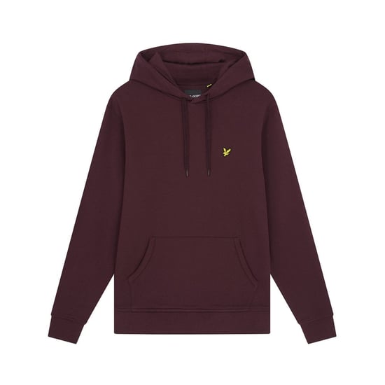 Sudadera con capucha color borgona con la marca Lyle & Scott - Image 5