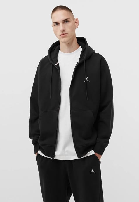 Sudadera Con Capucha De Forro Polar Nike Jordan En Negro - Image 1