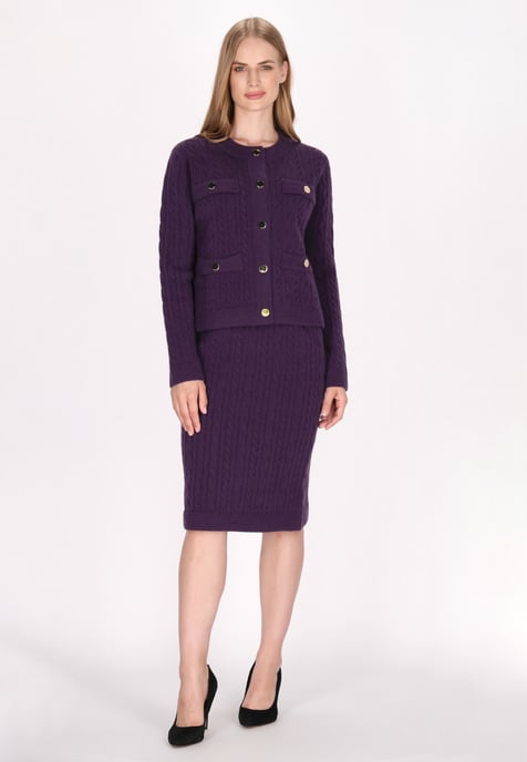 Dreimaster Cardigan women purple - Image 2