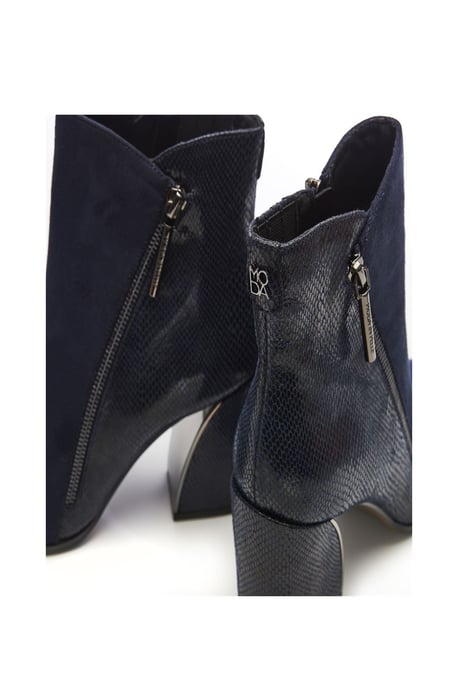 'Amy W' Navy Alcantara Ankle Boots