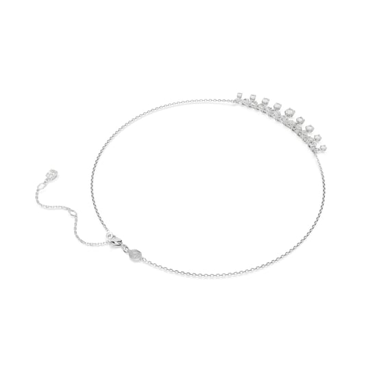 Swarovski 'Idyllia' Women's Base Metal Necklace - Silver 5692637 - Image 4