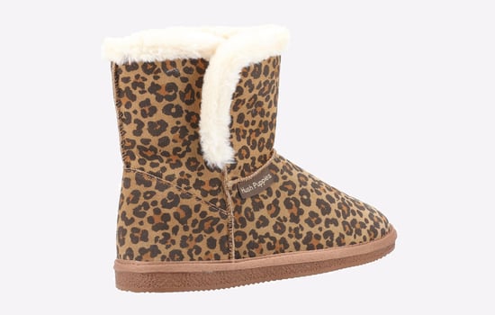 Hush Puppies Ashleigh MEMORY FOAM Slipper Boots Womens - Image 3