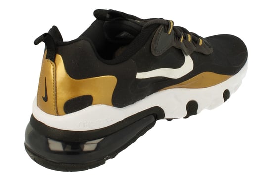 Nike Air Max 270 React Gs Black Trainers - Image 3