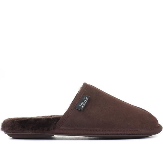 Jones Bootmaker Men's Sheepskin Lined Slippers - Image 2