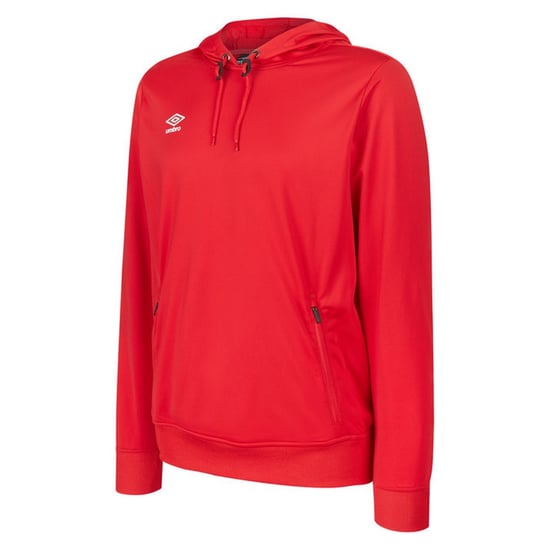 Umbro Mens Club Essential Polyester Hoodie (Vermillion) - Image 1
