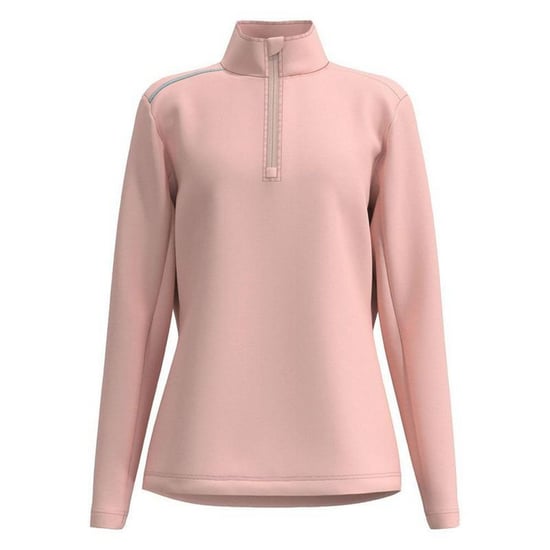 Forelson Womens/Ladies Broadway Quarter Zip Golf Base Layer Top (Pink) - Image 1