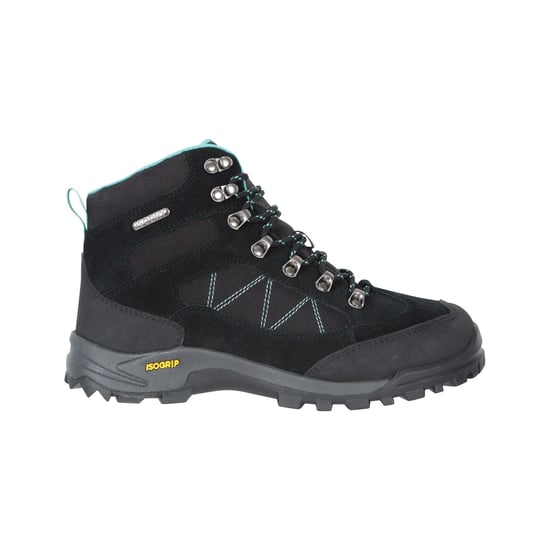 Mountain Warehouse Womens/Ladies Storm Suede Waterproof Hiking Boots (Black)