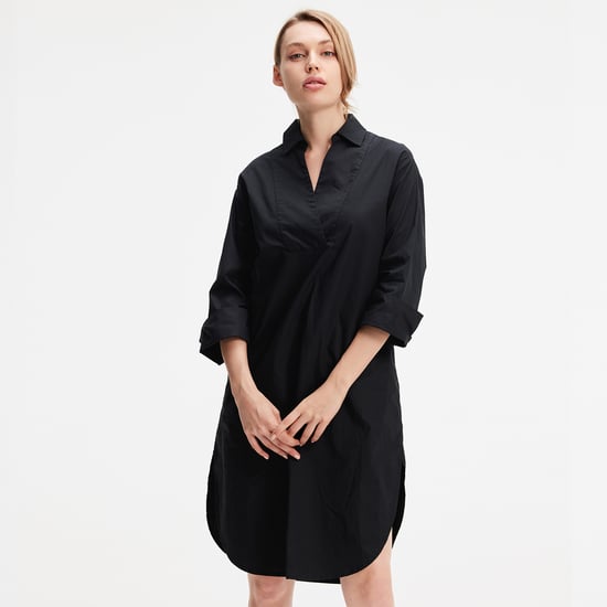 Minimalist cotton shirt dress - Image 4