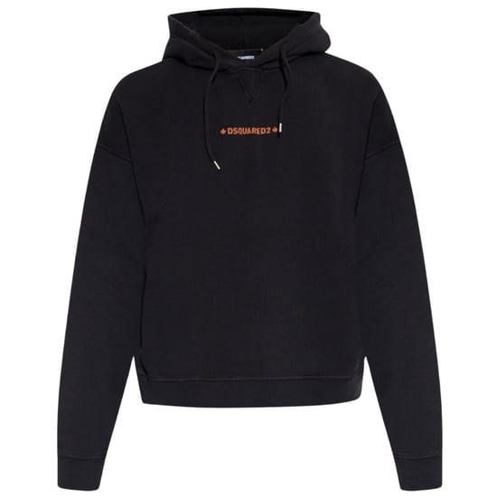 Dsquared2 Cipro Fit Small Logo Black Hoodie