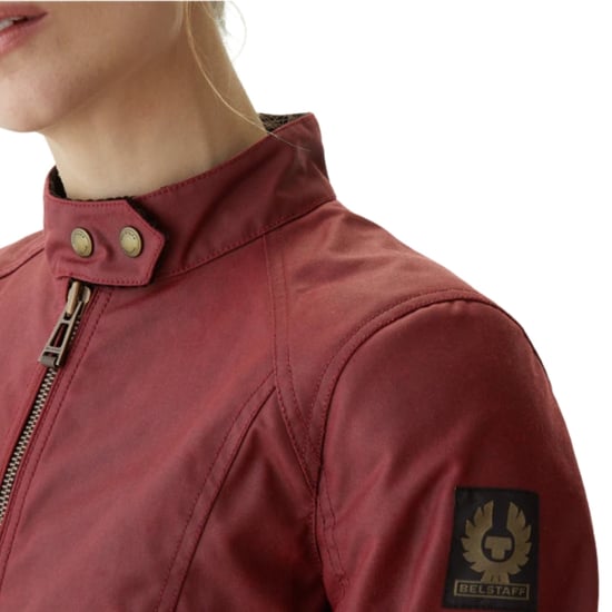 Chaqueta roja Racing de algodon encerado Antrim de Belstaff - Image 4