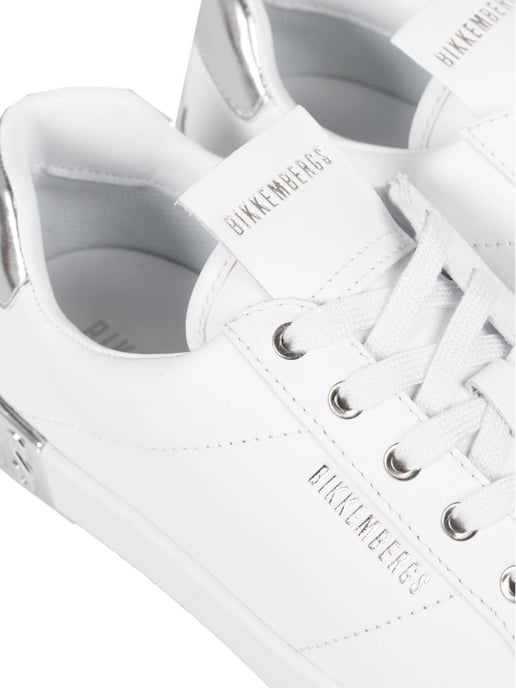 Bikkembergs Zapatillas Sheba de mujer Blanco, Plata - Image 3