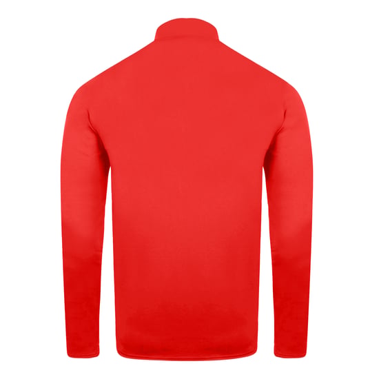 Umbro Childrens/Kids Club Essential Half Zip Sweatshirt (Vermillion) - Image 2