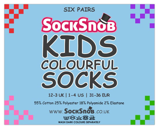 6 Pares Niños Niñas Media Pantorrilla Color Sólido Casual Algodón Vestido Calcetines - Image 2