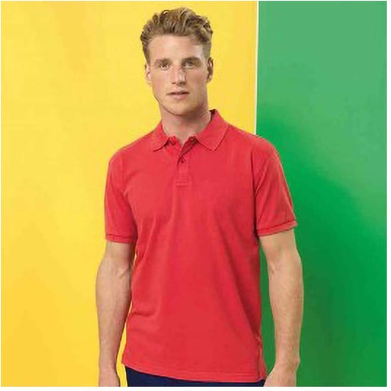 Asquith & Fox Mens Short Sleeve Performance Blend Polo Shirt (Red)
