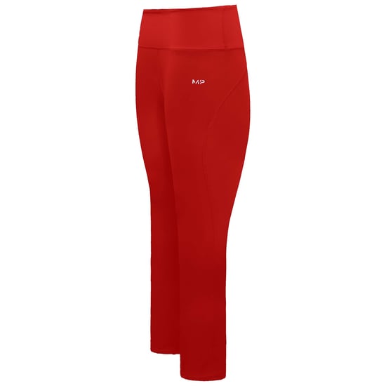 MyProtein Power Womens Red 3/4 Leggings - Image 3