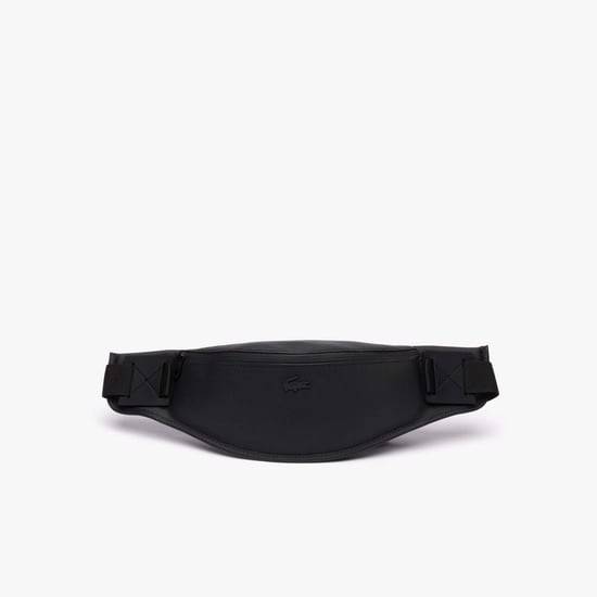 Accessories Lacoste Naos Piqué Banana Bag in Black