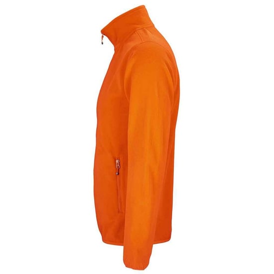 SOLS Mens Factor Zipped Fleece Jacket (Orange) - Image 3
