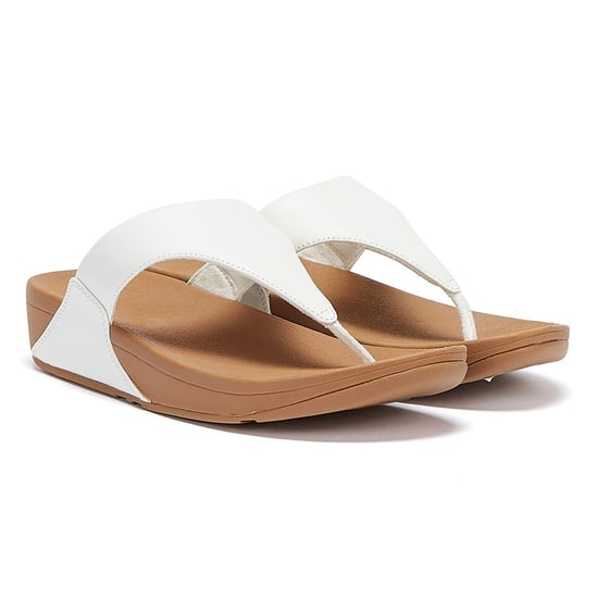 FitFlop Lulu Leather Womens Sandals - (White) - Image 1