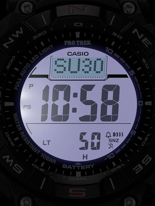 Reloj Negro Casio Protrek para Hombre PRG-340-1ER - Image 4