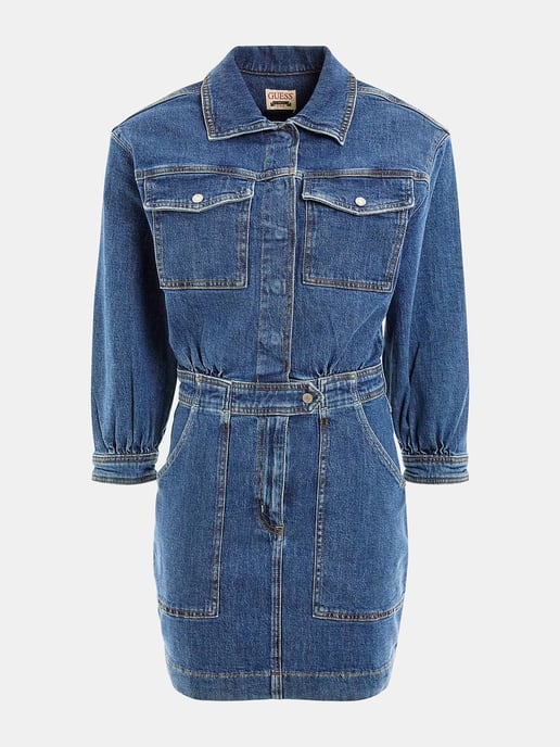 Guess Womens Eliza Denim Mini Dress
