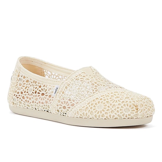 Toms Apargata Crochet Natural  Espadrilles Women's Beige Sandal - Image 2