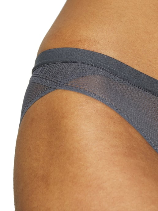 Symmetry Low Rise Cheeky Briefs Dark Grey