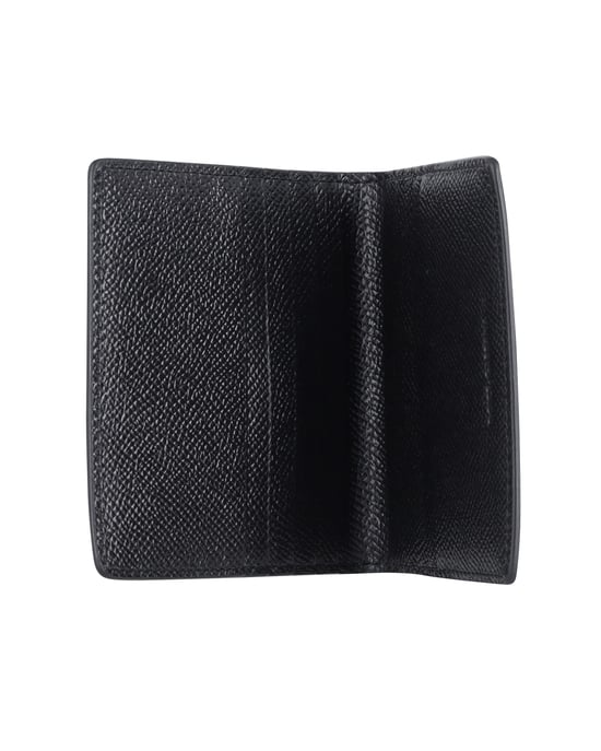 Dolce & Gabbana Logo Bi-Fold Wallet in Black Leather - Image 5