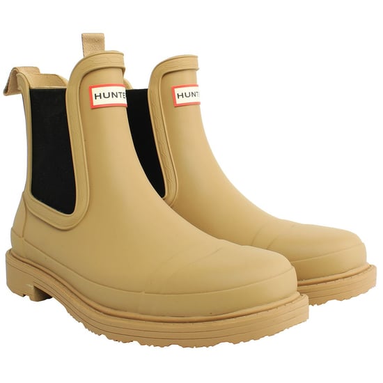 Botas Chelsea marrones de mujer Hunter Commando - Image 1
