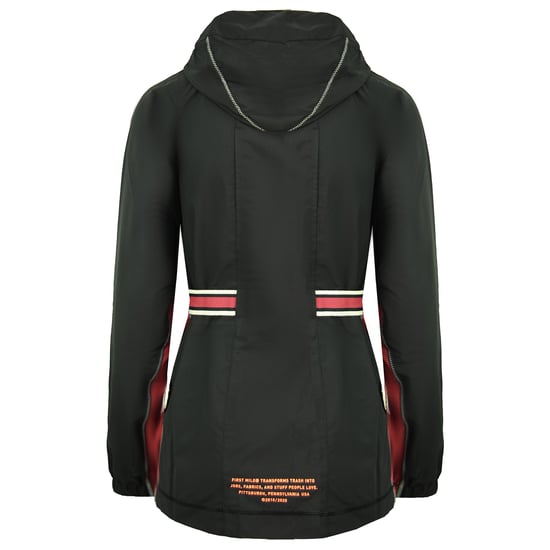Puma x Primera milla de manga larga con cremallera Black Womens Belted Chaqueta 519034 01 - Image 2