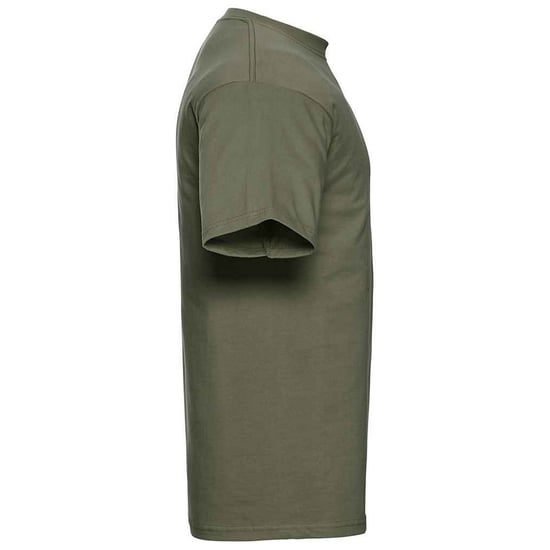 Russell Mens Ringspun Cotton Classic T-Shirt (Olive Green) - Image 2
