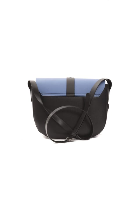 Bolso Bandolera de Cuero Azul Donatella para Mujer Pompei - Image 3