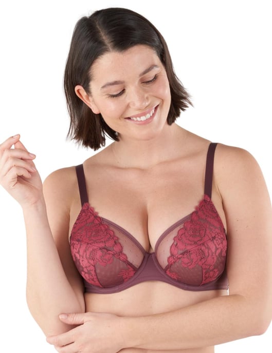 Maison Lejaby Fleur Ikat Underwired Plunge Bra