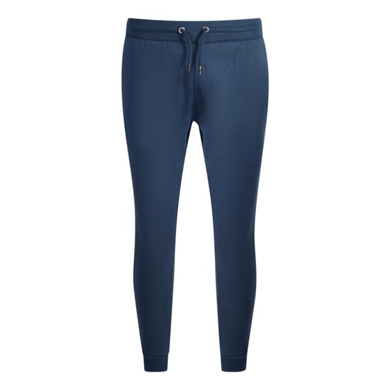 Pantalones de chándal azul marino con logo impreso de Cavalli Class - Image 1