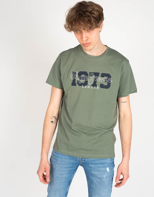 Pepe Jeans T-shirt Andres Men's Green