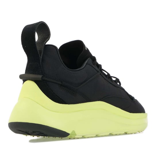 Men's Y-3 Shiku Run Trainers in Black yellow