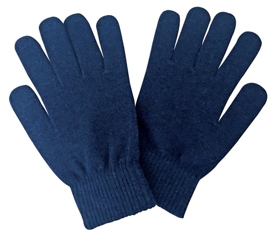 Adulto Mens Thin Knitted Winter Warm Magic Thermal Guantes de lana - Image 1
