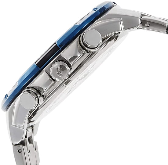 Casio Edifice Men's Silver Watch EFR-539D-1A2VUEF