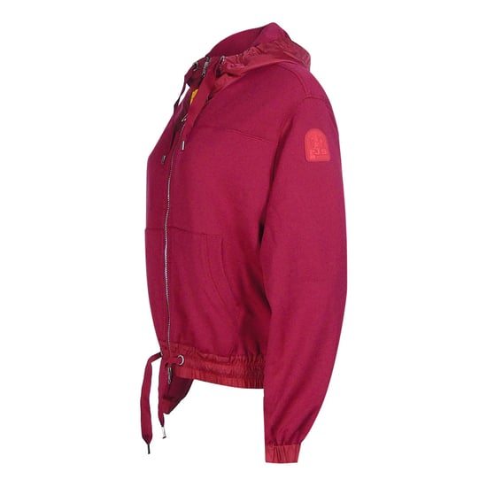 Parajumpers Zip Burgundy Hoodie